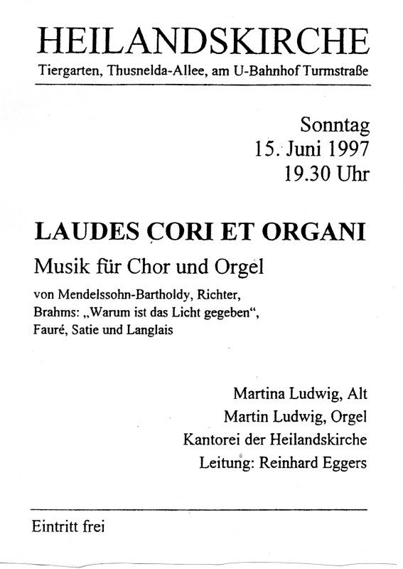 Konzert 1997